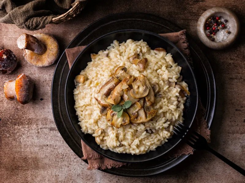 Risotto ai funghi porcini: cremiges Steinpilz-Risotto - OLIPASO