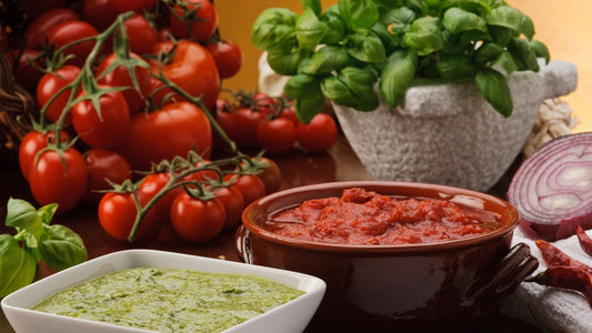 Aromatische Tomatensughi und Pesti aus Italien - OLIPASO