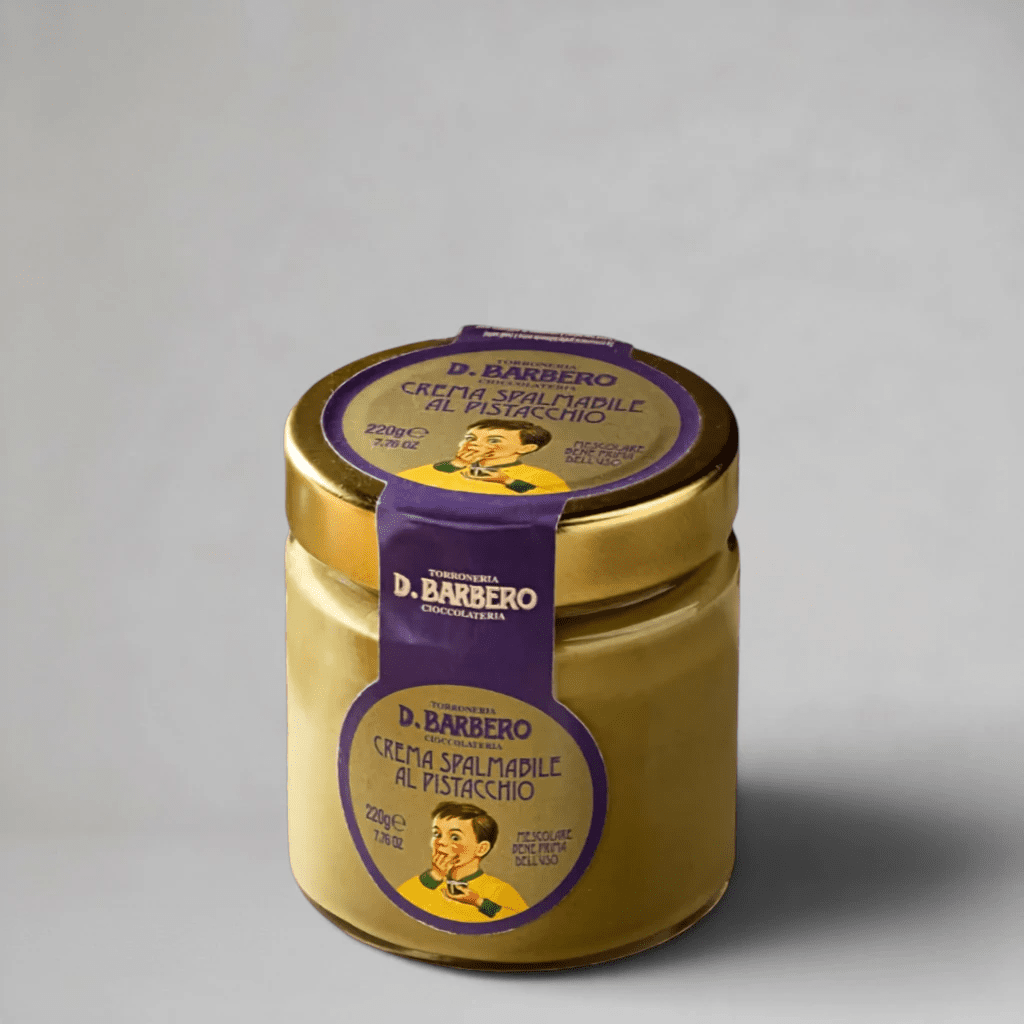 Barbero Crema Spalmabile al Pistacchio 200 g – Pistaziencreme mit 40 % Pistazie im Glas
