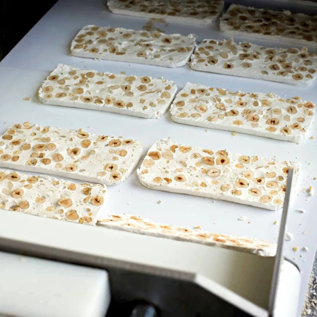 Barbero Torrone morbido con Mandorle 200 g – weiches Mandel-Nougat mit kandierter Zitrone - OLIPASO - Süsses