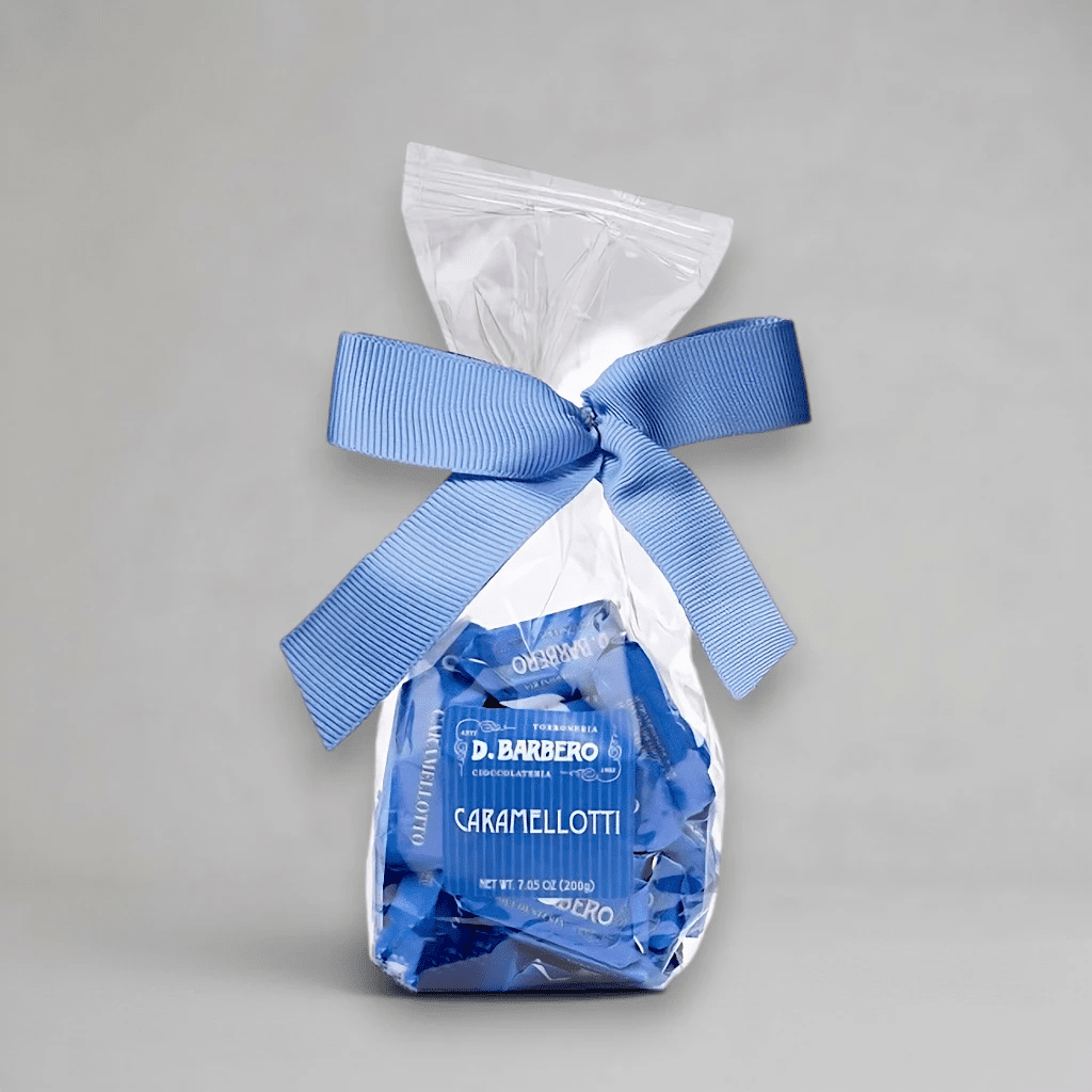 Barbero Caramellotti 200 g – Giandujotti mit gesalzenem Karamell und Haselnuss - OLIPASO - Süsses
