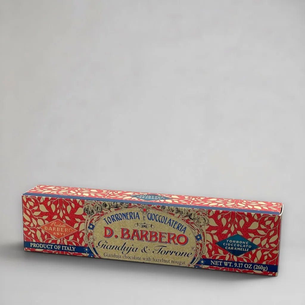Barbero Gianduja con Granella di Torrone 260 g – Gianduja-Schokolade mit knusprigem Haselnuss-Nougat - OLIPASO - Süsses