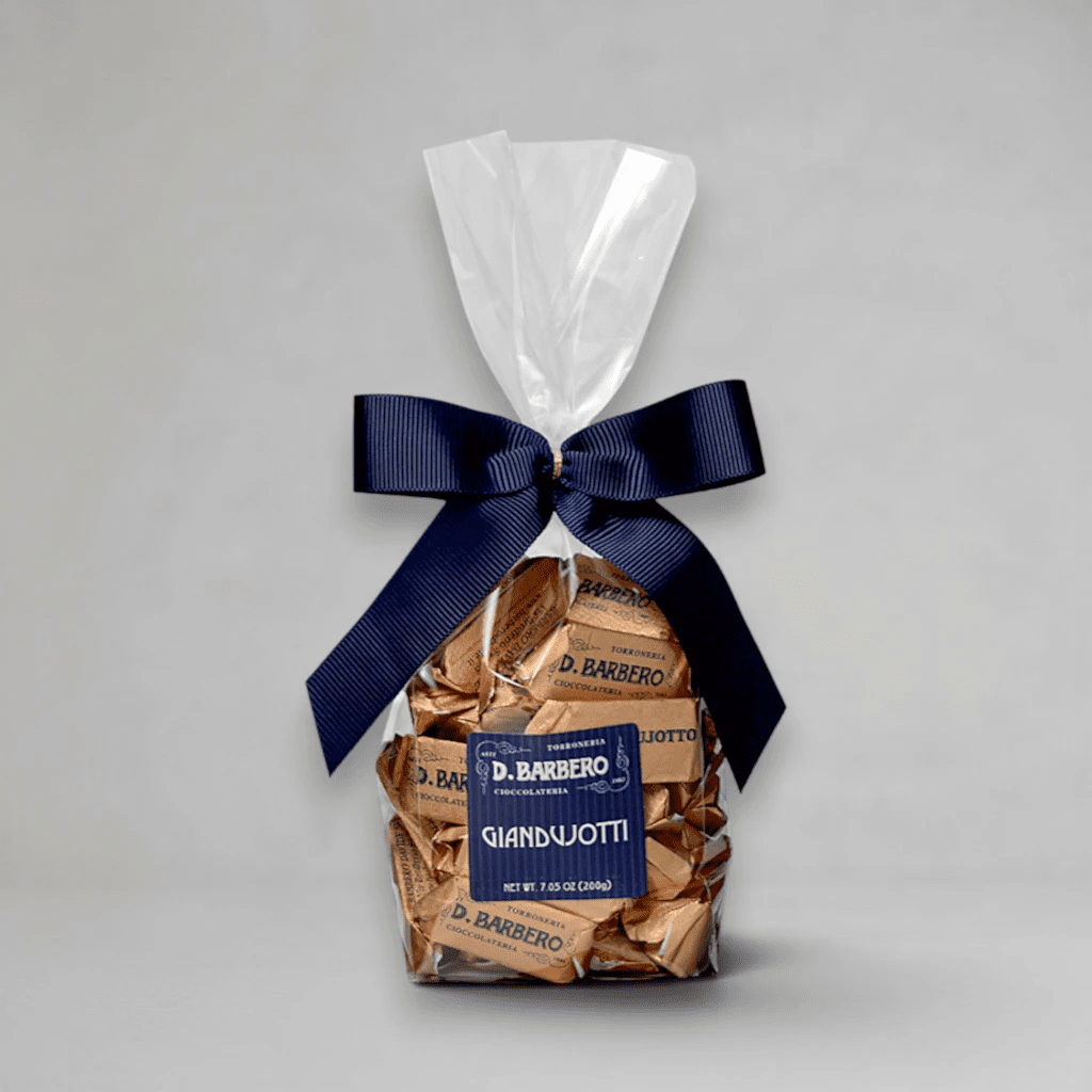Barbero Giandujotti 200 g – einzeln gewickelte Gianduja-Pralinen aus Asti im Beutel