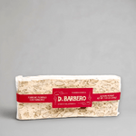 Barbero Torrone morbido con Mandorle 200 g – weicher Mandel-Nougat-Riegel mit kandierter Zitrone aus Asti