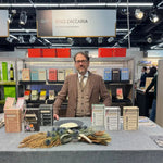 Hersteller Carlo Zaccaria an seinem Messestand - OLIPASO - Reis