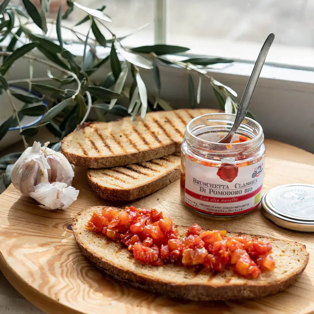 Bruschetta di Pomodoro Bio - Tomatenbruschetta - OLIPASO - Antipasti