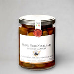 Olive Nere Nocellara - schwarze Nocellaraoliven in Salzlake - OLIPASO - Oliven