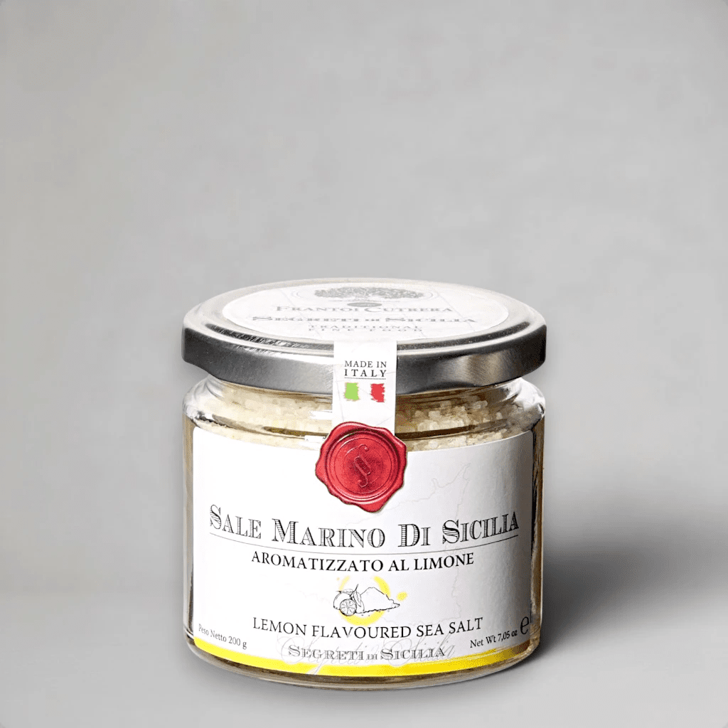 Glas Frantoi Cutrera Sale al Limone - Meersalz mit Zitrone