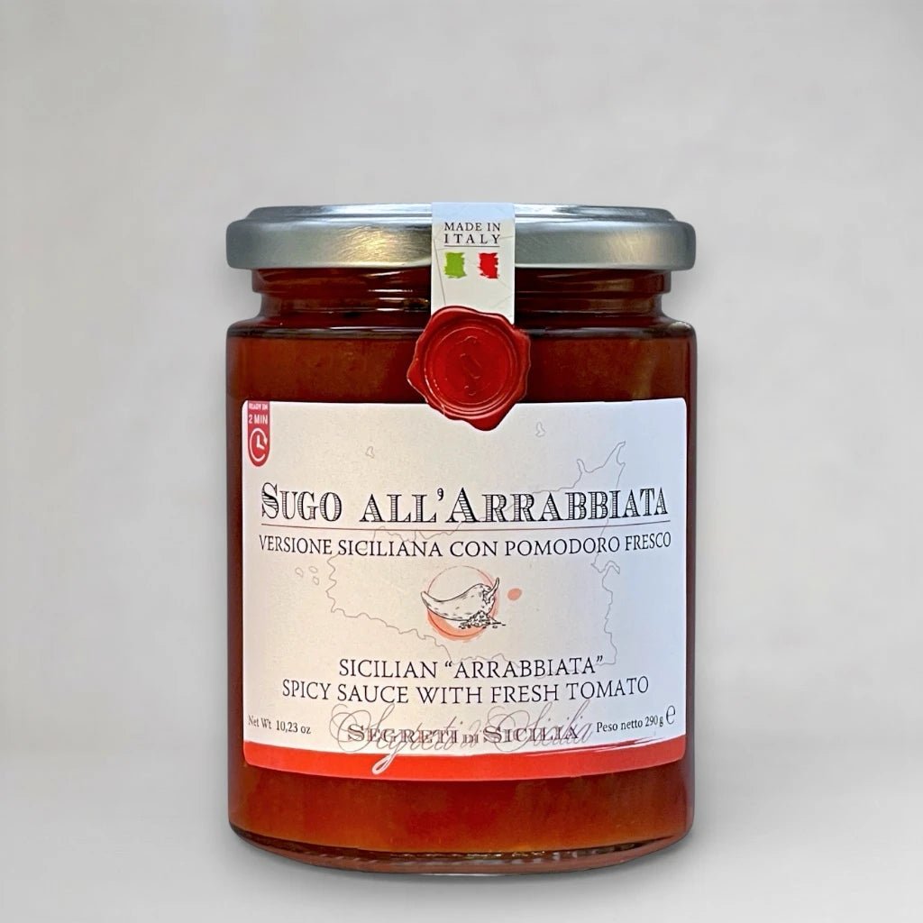 Produktbild-eines-Glas-Cutrera-Sugo-all-arrabbiata