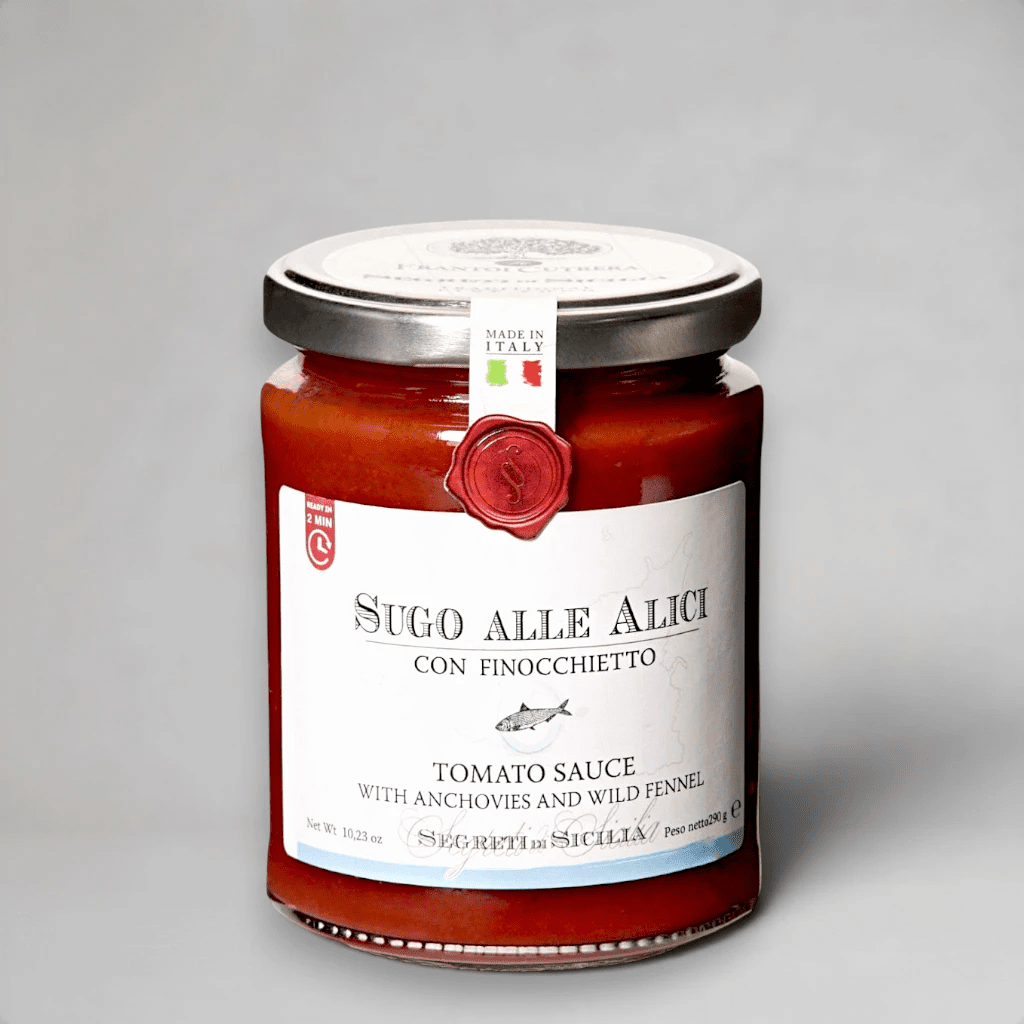 Sugo alle Alice con Finocchettio - Tomatensoße mit Sardellen und wildem Fenchel - OLIPASO - Sugo