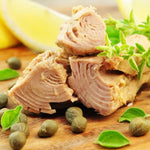 Thunfischfilets von Frantoi Cutrera, angerichtet