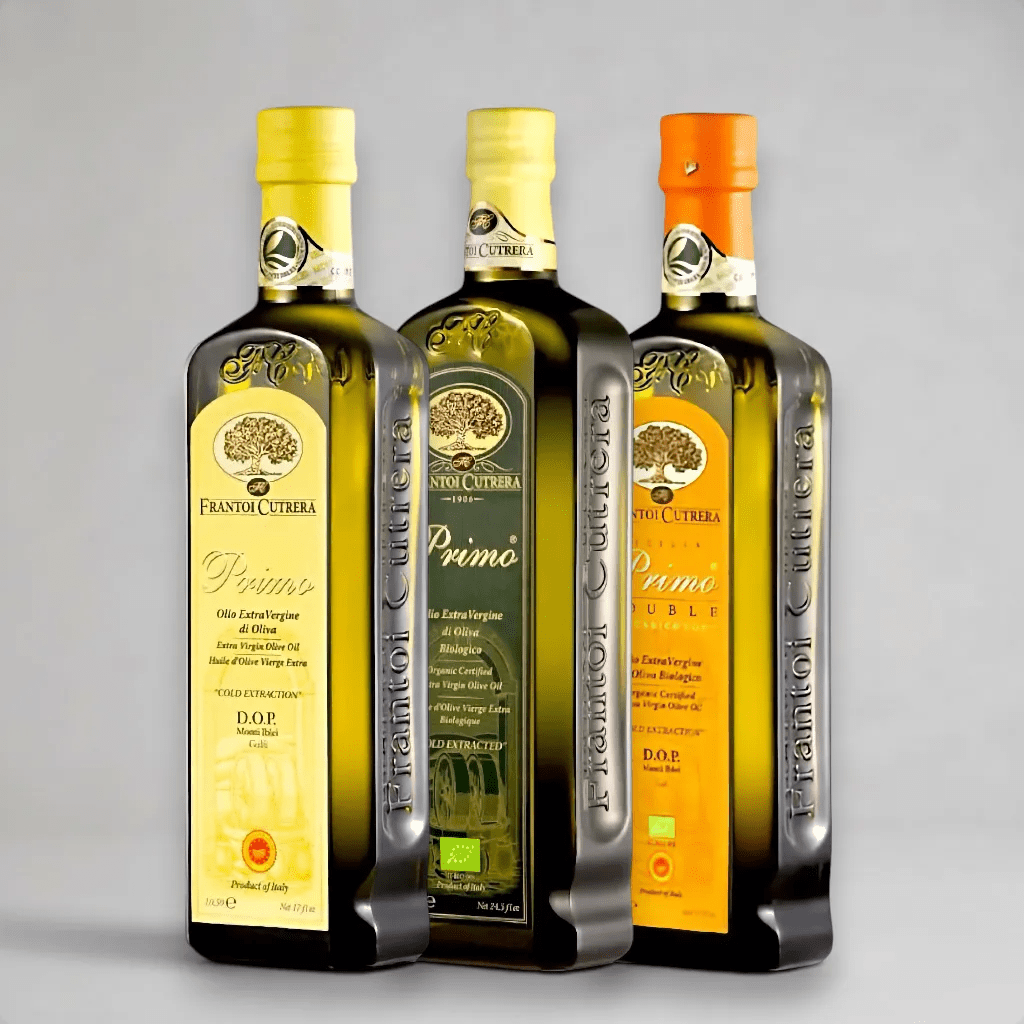 „Primo" Probierset – Primo DOP, Primo BIO & Primo Double BIO Olivenöl - OLIPASO - Olivenöl