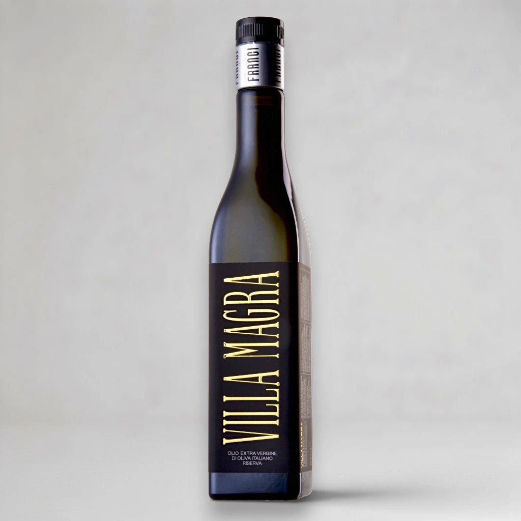Flaschenansicht-Frantoio-Franci-Villa-Magra-Olivenoel-Toskana-Italien