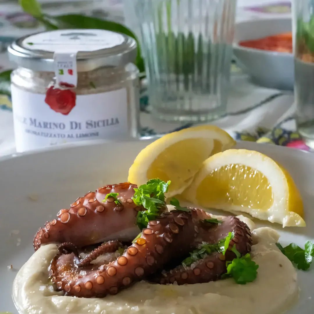 Frantoio_Cutrer_Sale_al_Limone_mit_Oktopus_und_Pueree