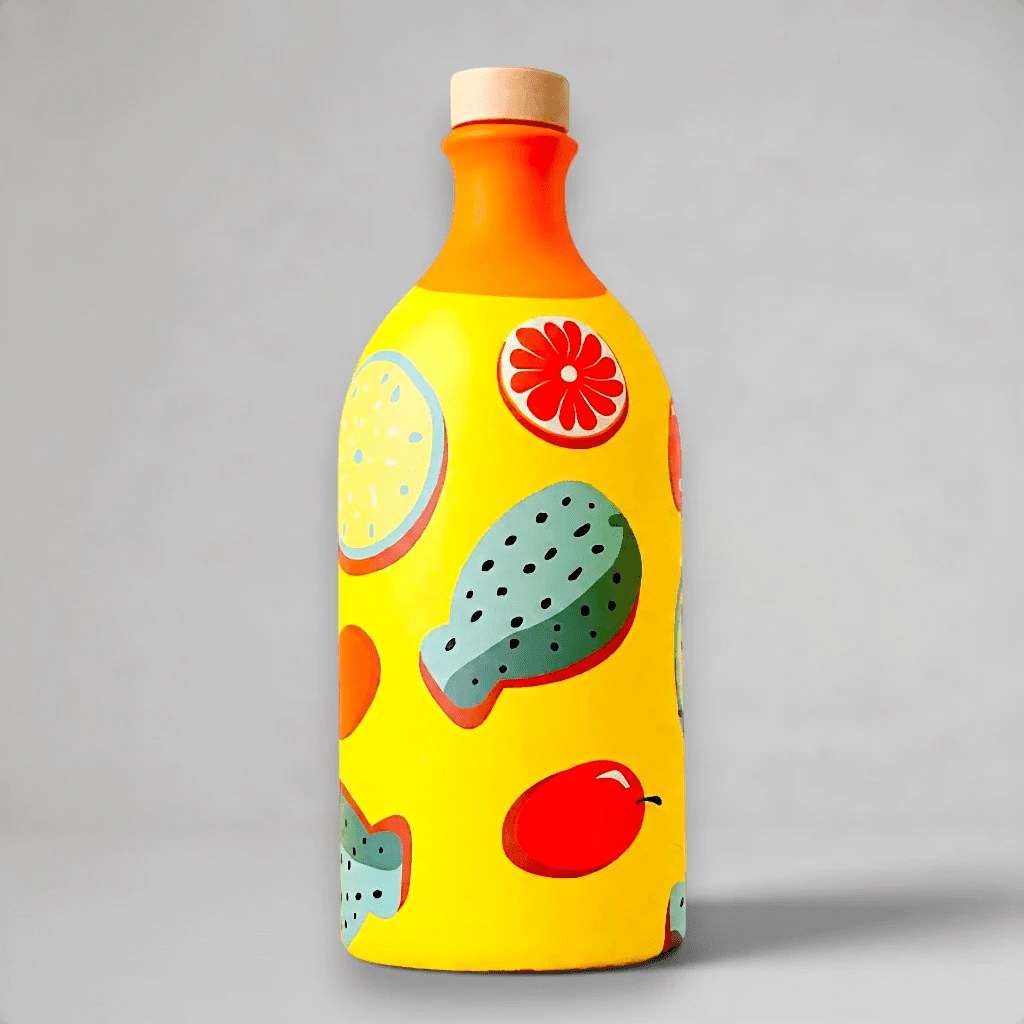 Frantoio Murgalia Keramikflasche Coolors Gelb - OLIPASO