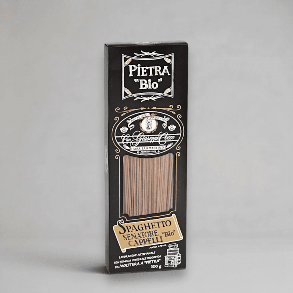 Spaghetto N.171 Senatore Cappelli Bio von Cav. Giuseppe Cocco – Vollkornspaghetti aus steingemahlenem Hartweizen, 500-g-Packung