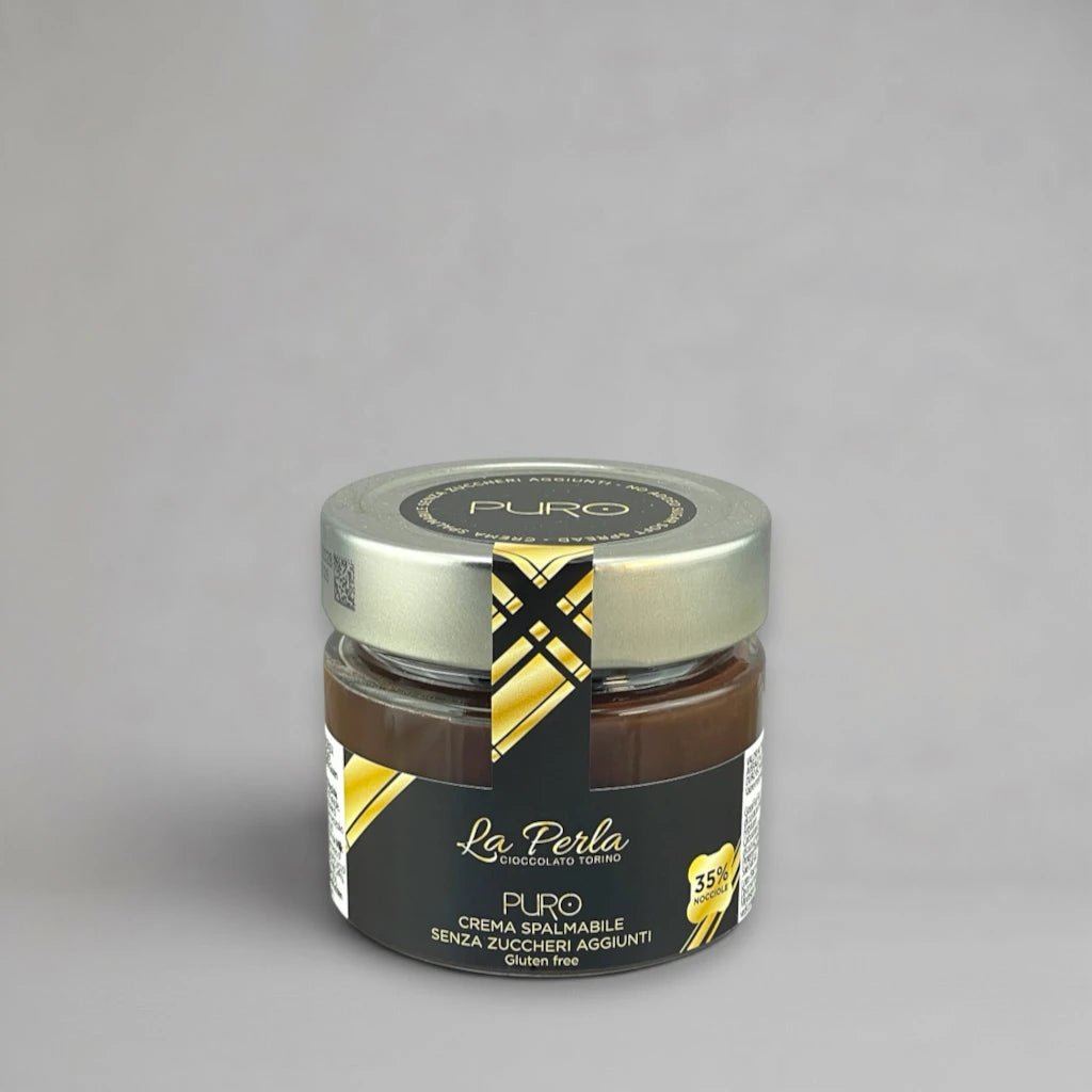 La Perla di Torino Puro – Gianduja-Creme ohne Zuckerzusatz mit Nocciola Piemonte IGP - OLIPASO - Süsses