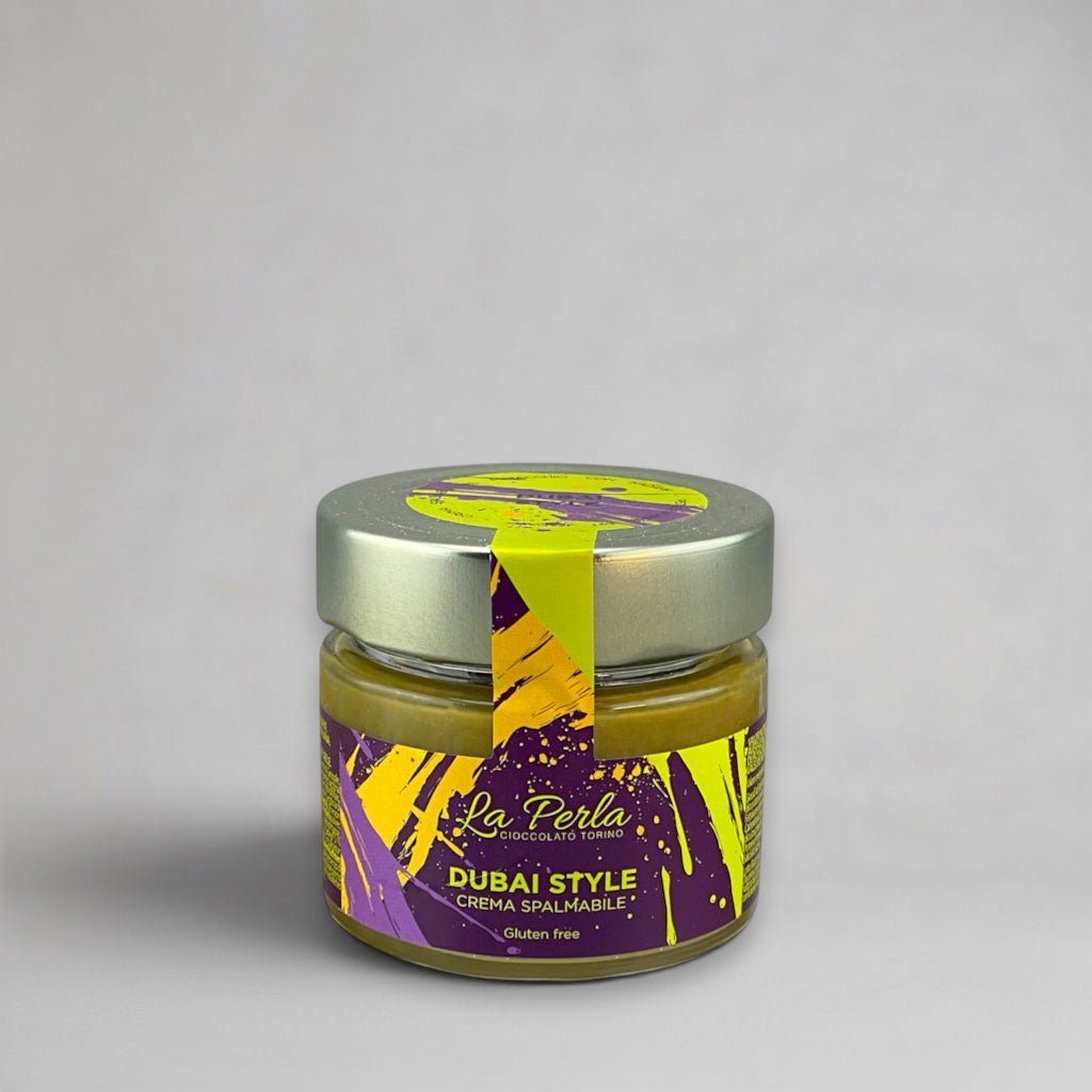 La Perla di Torino Dubai Style Creme mit Pistazie und Kadayif im 150-g-Glas