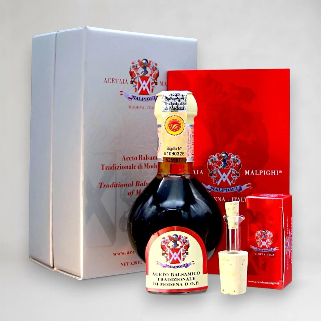 Malpighi Affinato Aceto Balsamico Traditionale di Modena DOP - OLIPASO - Essig