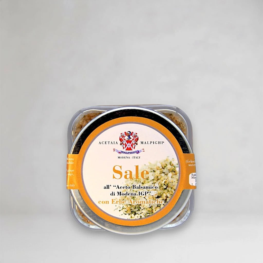 Malpighi Meersalz mit Balsamico und Kräutern - OLIPASO - Salz