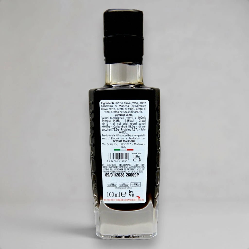 Malpighi Condimento all´Aceto Balsamico di Modena e Tartufo Nero - OLIPASO - Essig