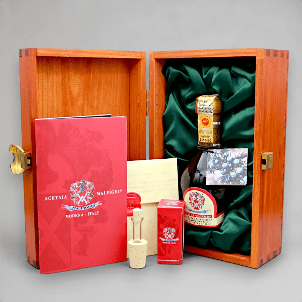 Malpighi Ginepro Balsamico Tradizionale di Modena DOP 80 Jahre - OLIPASO - Essig