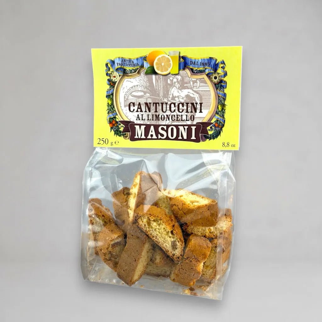 Masoni Cantuccini al Limoncello – Cantuccini mit Zitronenlikör - OLIPASO - Süsses