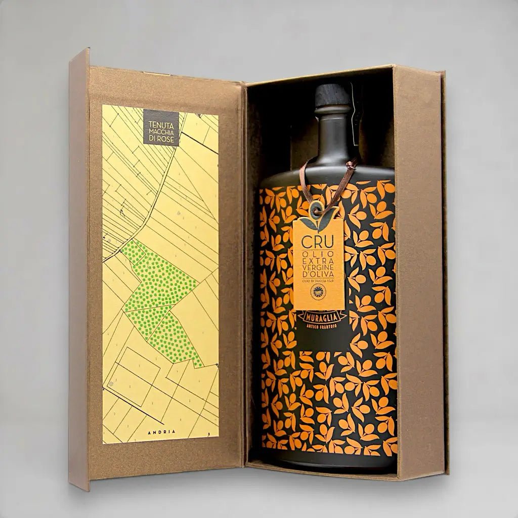 Umkarton mit Muraglia Grand Cru Extra Vergine IGP - OLIPASO - Olivenöl