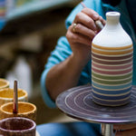 Frantoio Murgalia Keramikflasche Regenbogen - OLIPASO