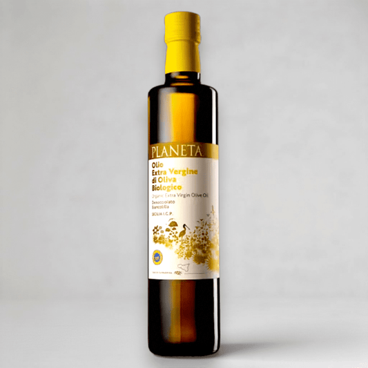 Flaschenbild Planeta-Biancolilla-Olivenoel-Sizilien-Italien