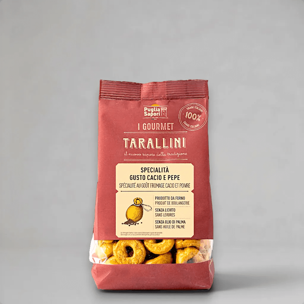 Puglia Sapori Cacio e Pepe Tarallini Gourmet - Olipaso