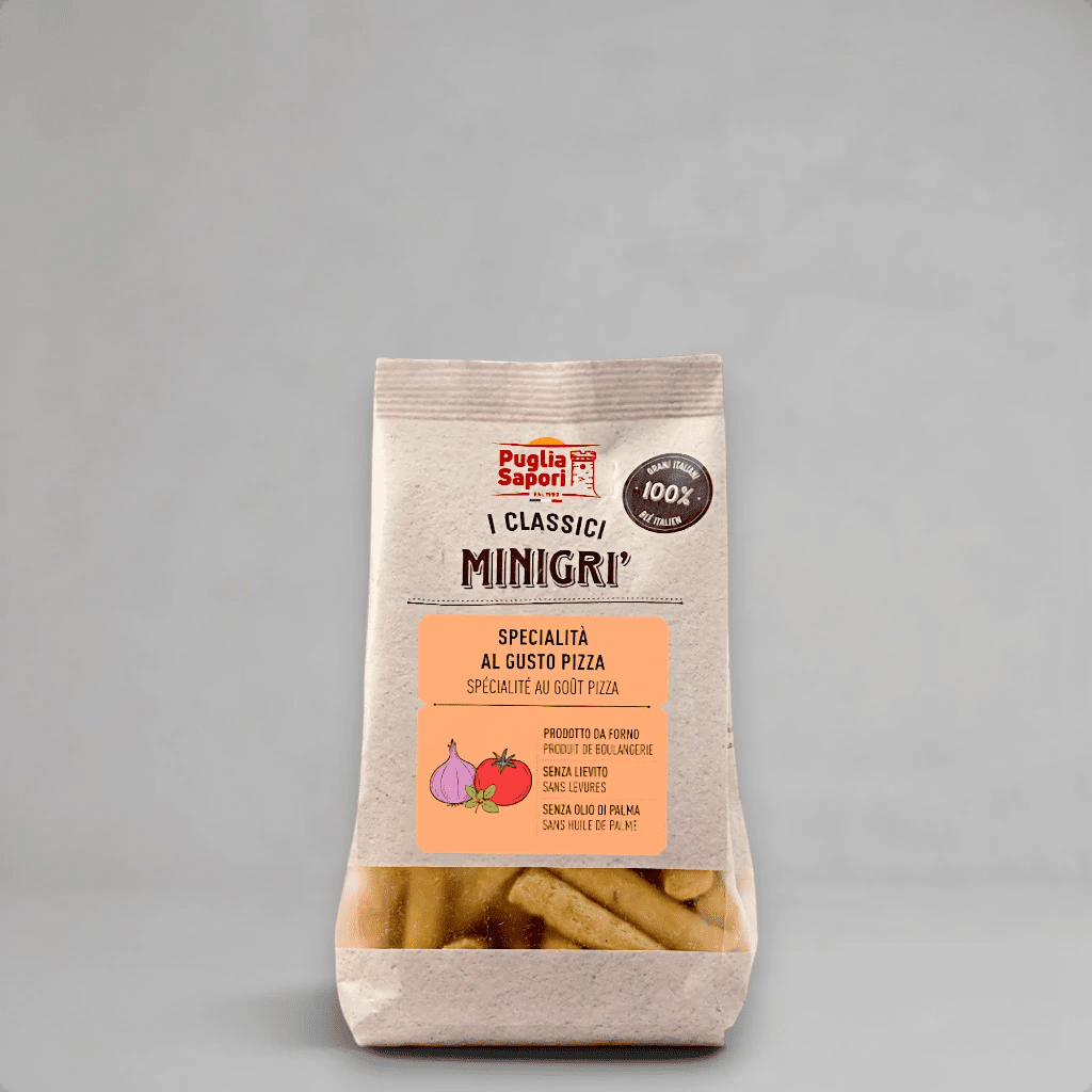 Minigri Minigrissini mit Pizzageschmack - OLIPASO - Herzhaftes & Knabbereien