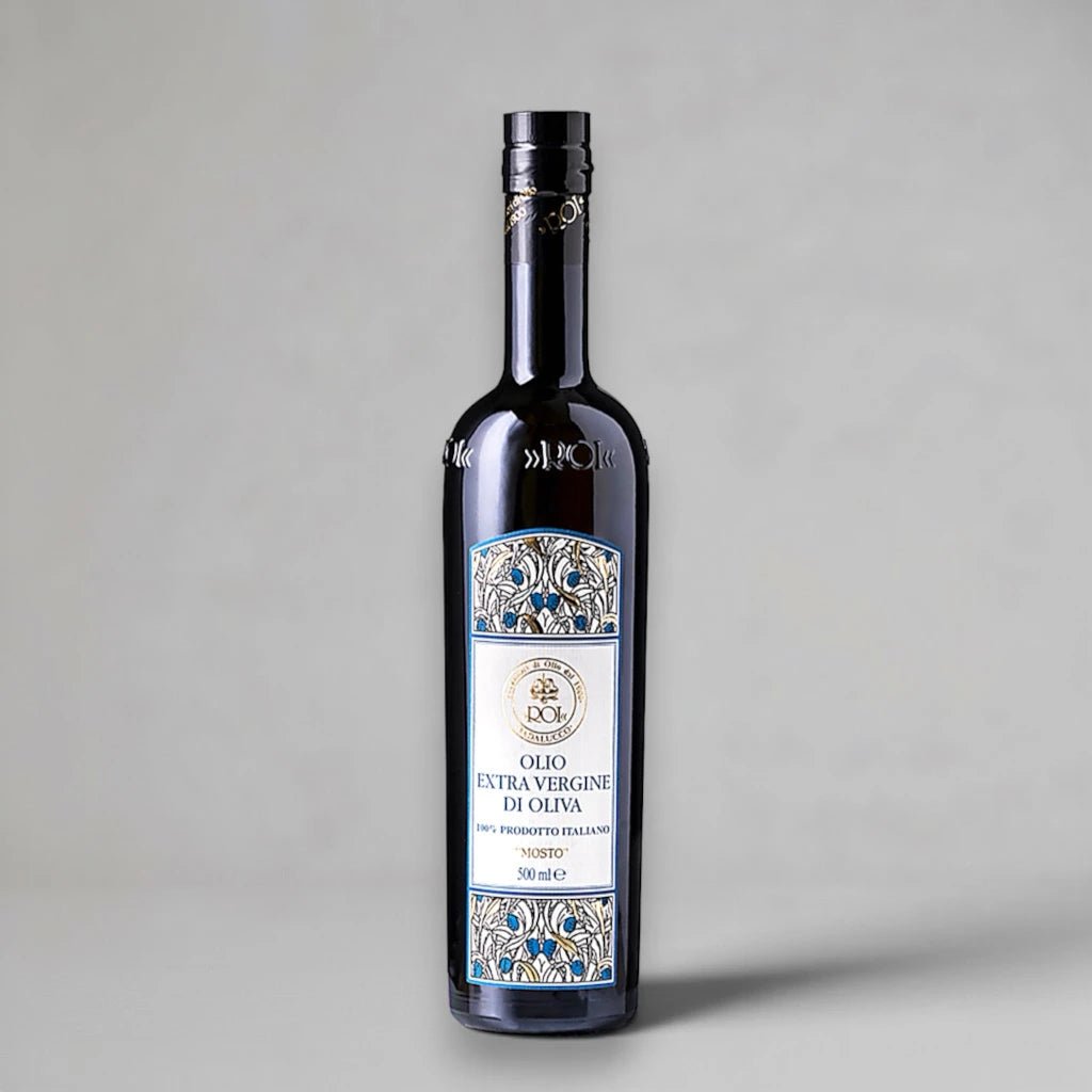 Roi Mosto Olivenöl extra vergine 500 ml Flasche aus Badalucco, Ligurien