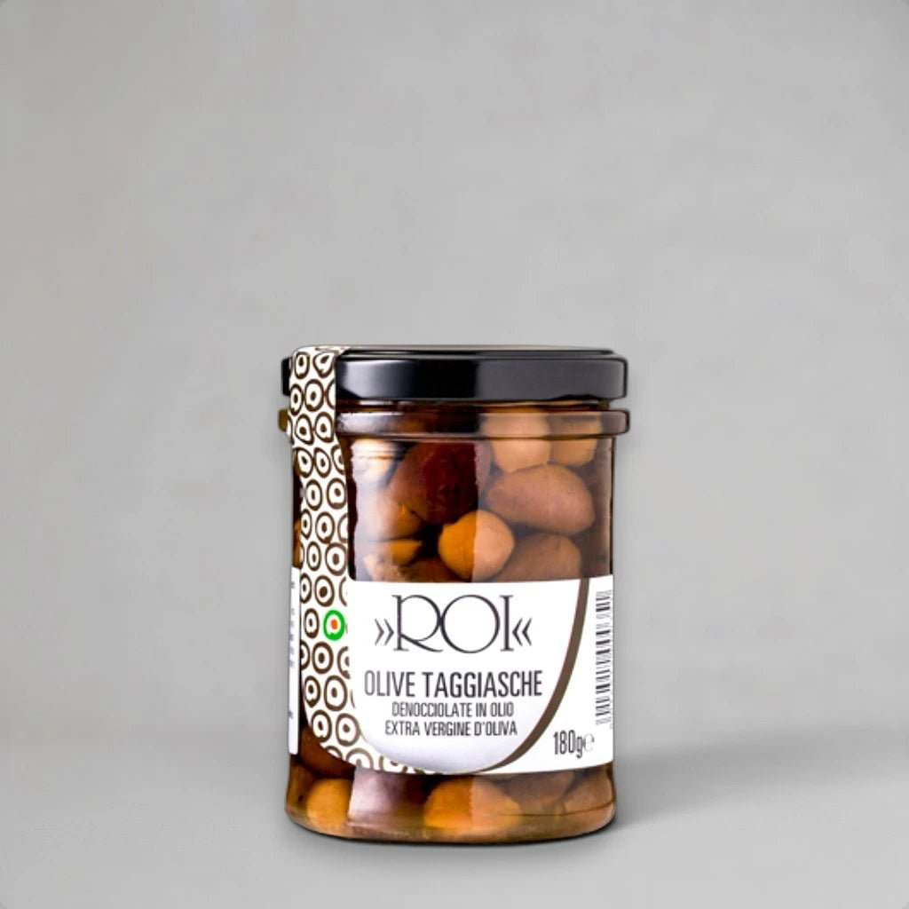 Taggiasca Oliven entkernt in nativem Olivenöl extra - OLIPASO - Olivenöl