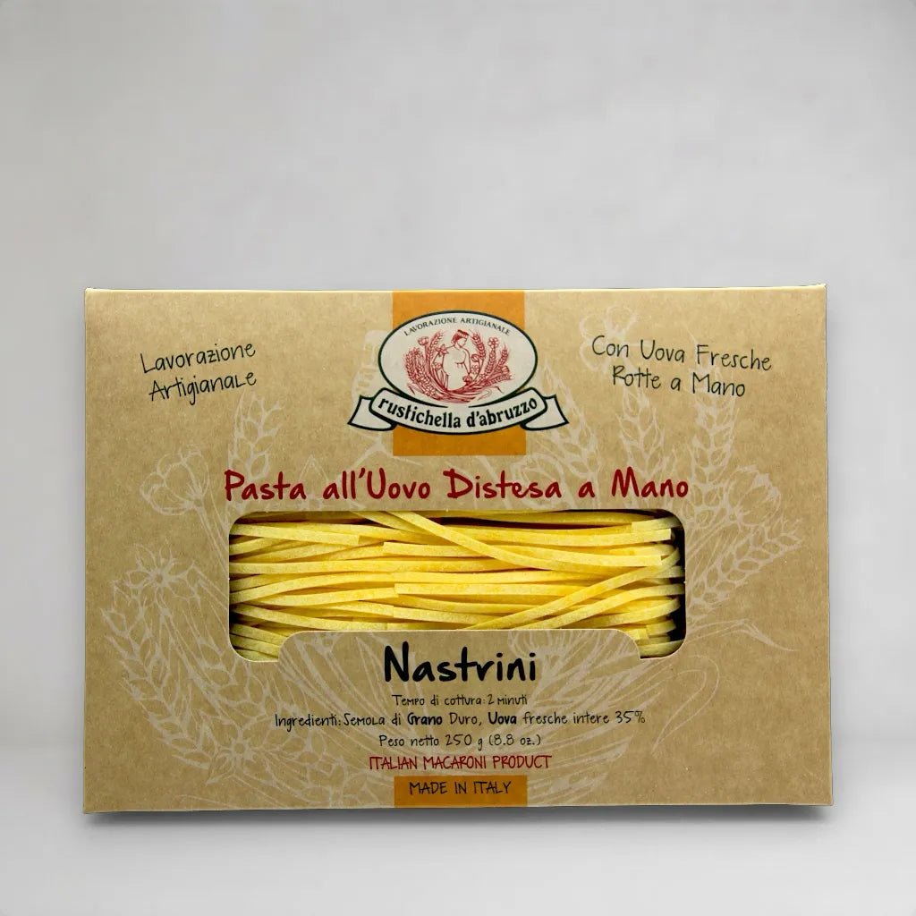 Nastrini all'Uovo Rustichella - handgemachte Eiernudeln 250 g - OLIPASO - Pasta