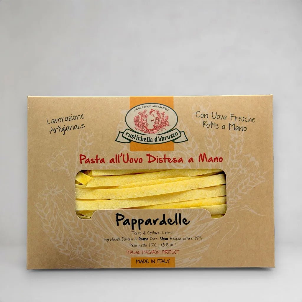 Pappardelle all'Uovo Rustichella - handgemachte Eiernudeln 250g - OLIPASO - Pasta
