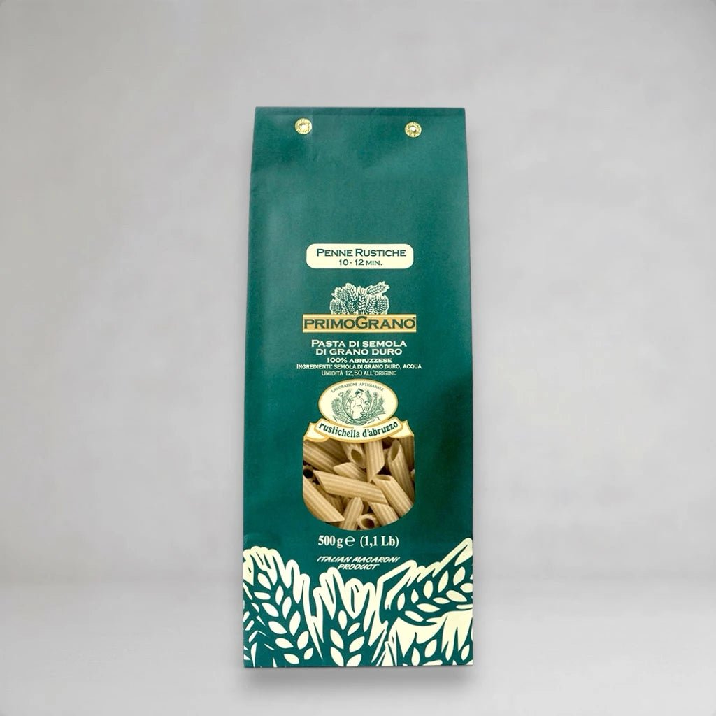 Primograno Penne Rustiche Rustichella 500g - OLIPASO - Pasta