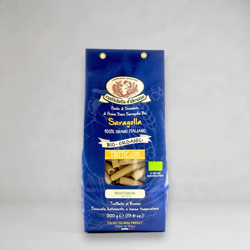Saragolla Bio Rigatoncini Rustichella 500g - OLIPASO - Pasta