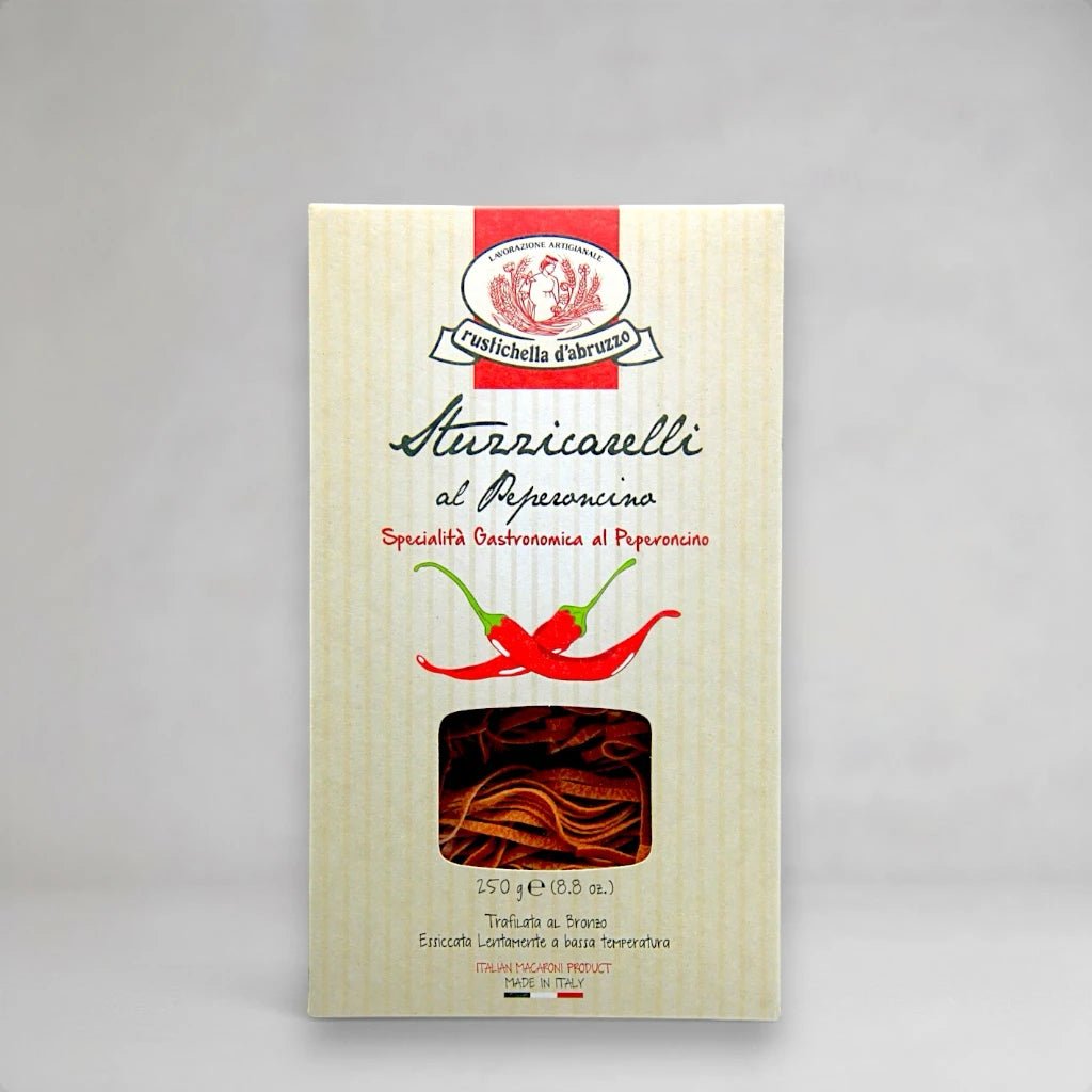 Stuzzicarelli al Peperoncino - Rustichella Eiernudeln mit Chili 250g - OLIPASO - Pasta