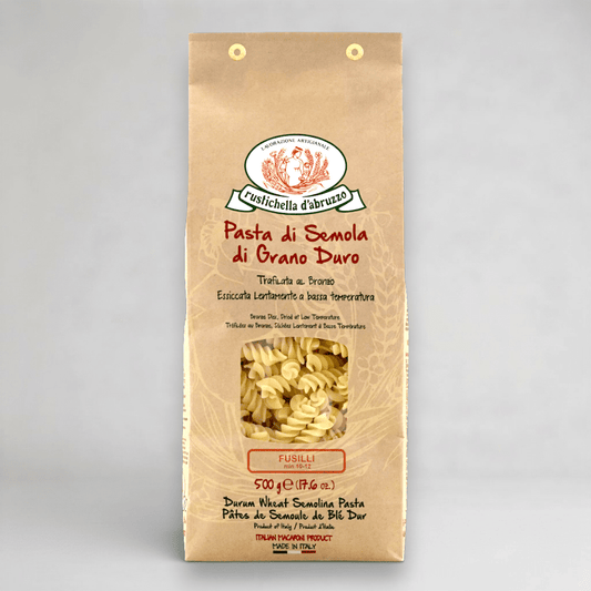 Packung Fusilli Pasta von Rustichella d'Abruzzo aus Italien