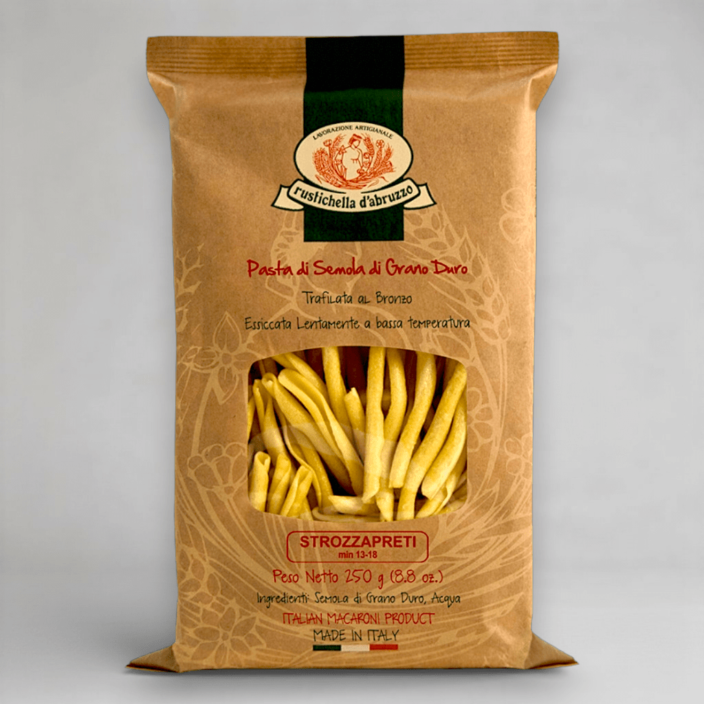 Packung Strozzapreti Pasta von Rustichella d'Abruzzo aus Italien