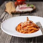 Sugo al Amatriciana - Tomatensoße mit Speck - OLIPASO - Sugo