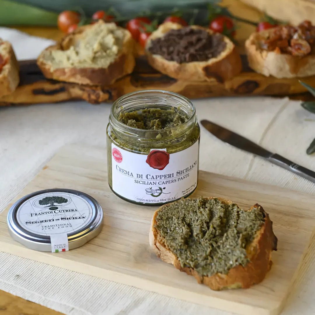 Crema di Capperi Siciliani - sizilianische Kaperncreme - OLIPASO - Antipasti