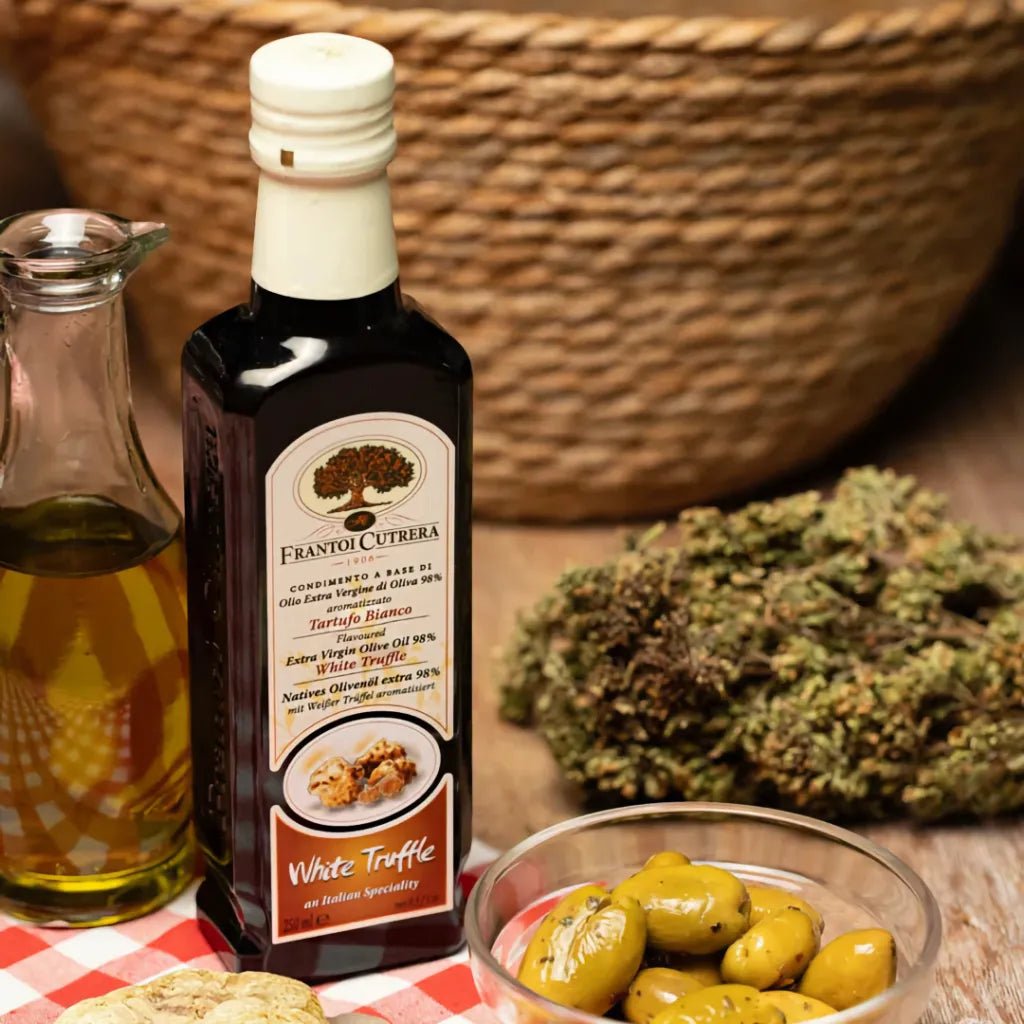 Olio Tartufo Bianco - Olivenöl mit weißem Trüffel Aroma - OLIPASO - Olivenöl