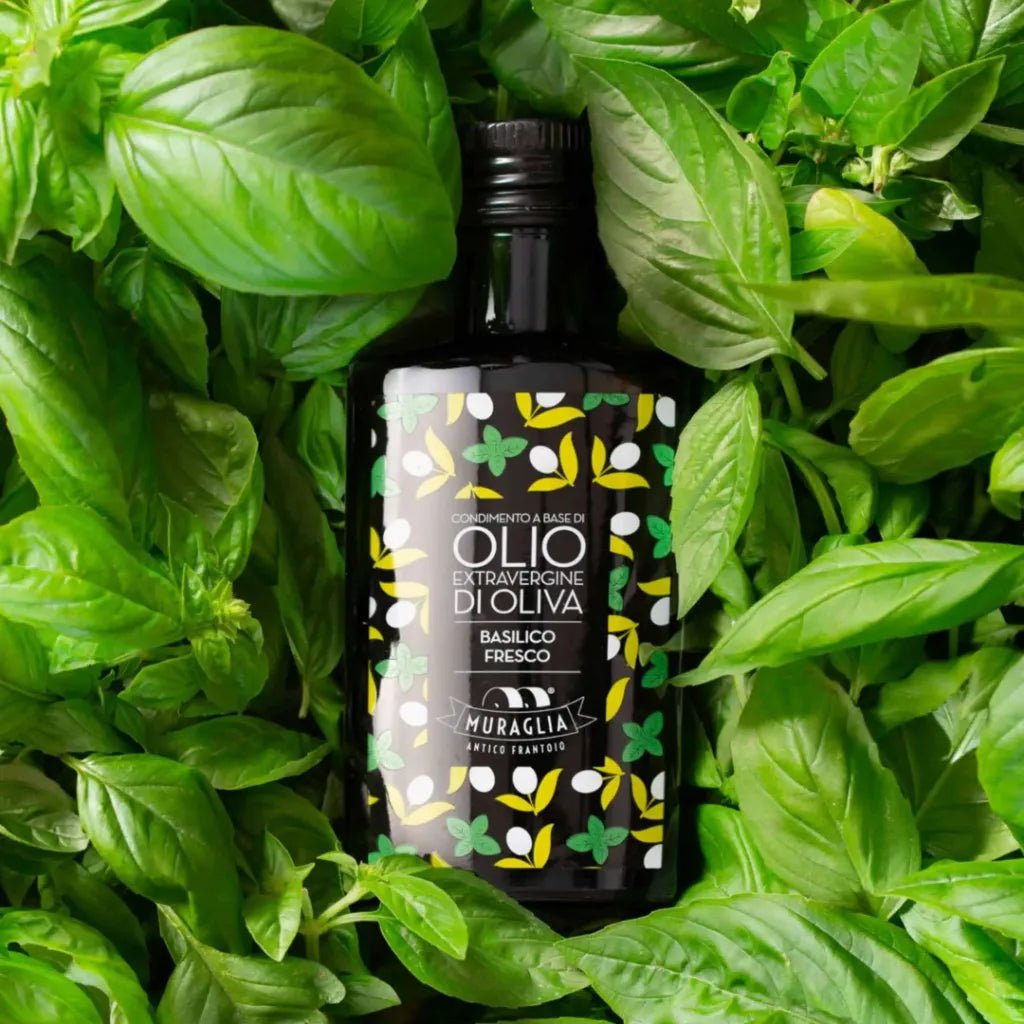 Olio Basilico Fresco - Basilikumöl - OLIPASO - Olivenöl