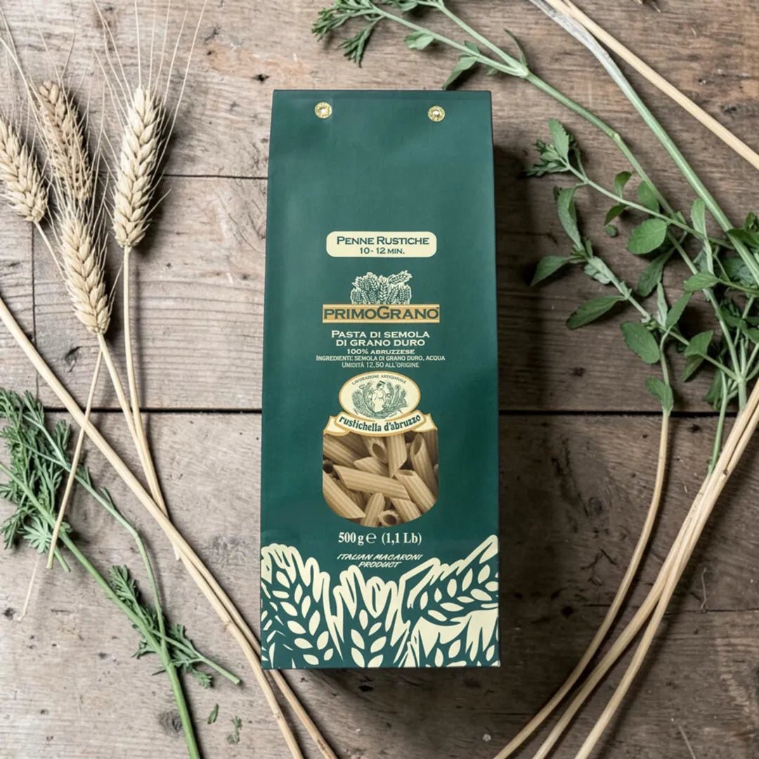 Primograno Penne Rustiche Rustichella 500g - OLIPASO - Pasta