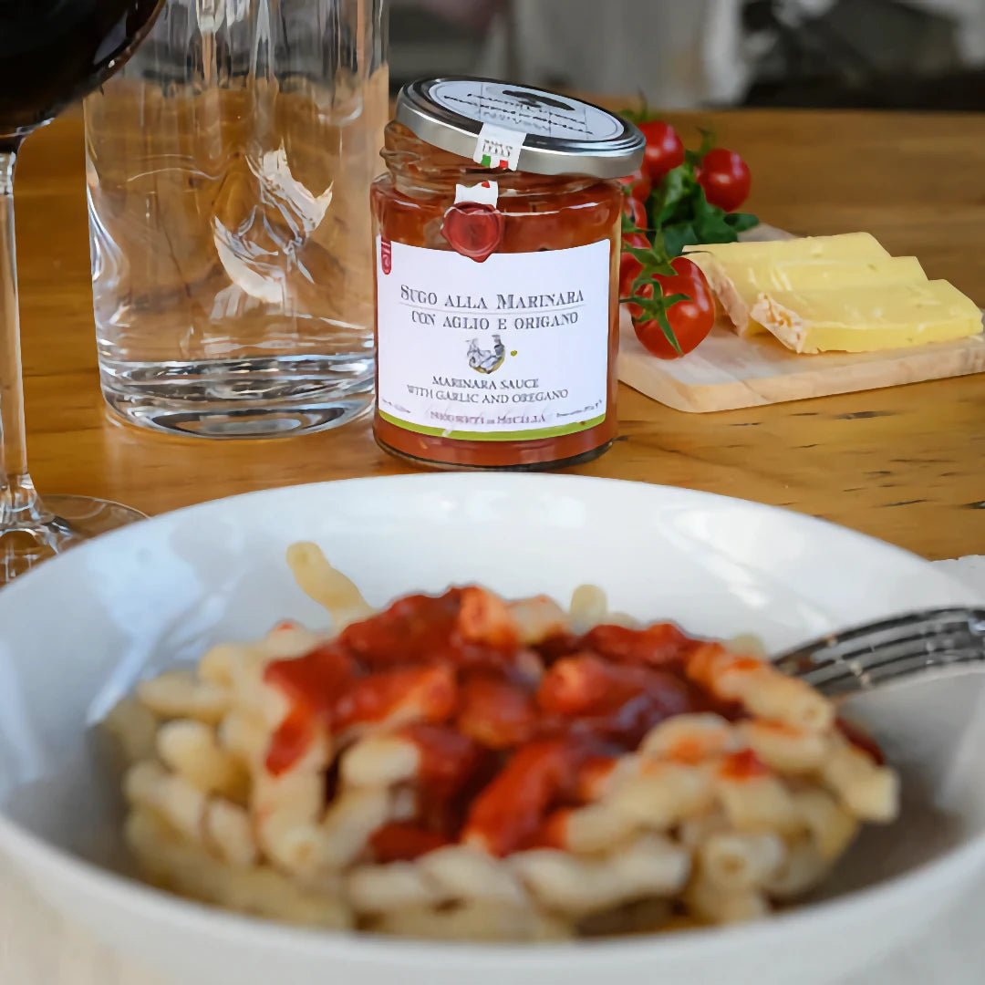Sugo alla Marinara von Frantoi Cutrera, angerichtet
