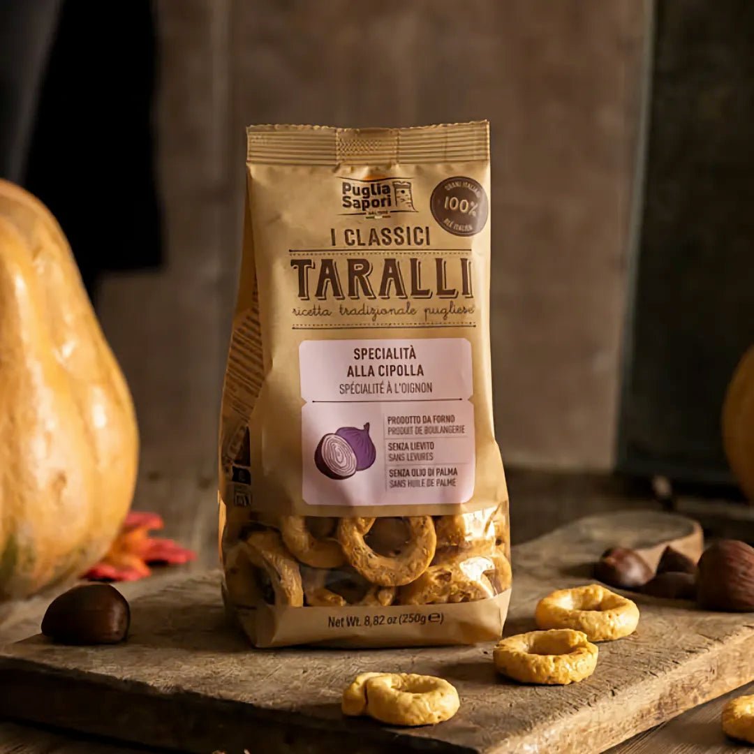 Taralli alla Cipolla - mit Zwiebel - OLIPASO - Herzhaftes & Knabbereien