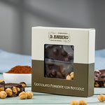 Barbero Cioccolato Fondente con Nocciole - Zartbitterschokolade Piemonteser Haselnüssen - OLIPASO - Süsses